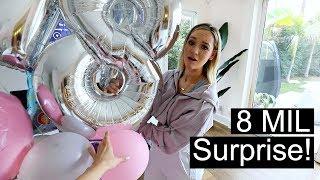 8 Million Subscribers Surprise! | Ashley Nichole Vlogs