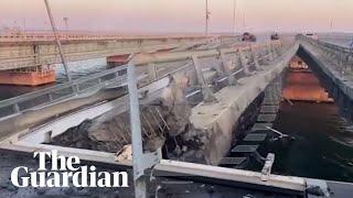 Key bridge linking occupied Crimea to Russia struck