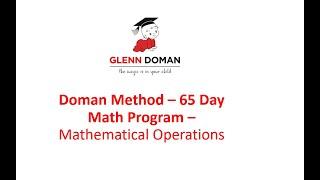 65 Day Math Program - Mathematical Operations