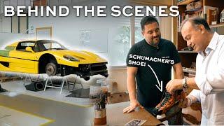 Rebuilding a Ferrari F50 & Fixing Schumacher's Shoe! Italy's Automotive Artisans