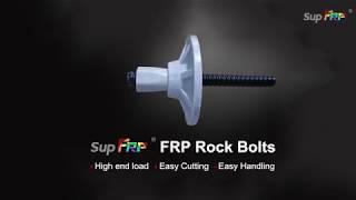 SupFRP® FRP Rock Bolts  in the process of construction - fully