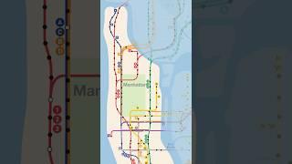 How to read the NYC subway map #NYC #subway #travel #explained #map