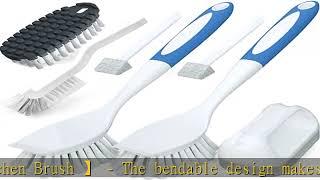 Holikme 7 Pack Kitchen Cleaning Brush Set, Dish Brush for Cleaning, Kitchen Scrub Brush&Bendable Cl