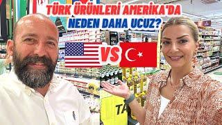 Türk Ürünleri Amerika'da Daha Ucuza Satılıyor: Amerika Market Fiyatları