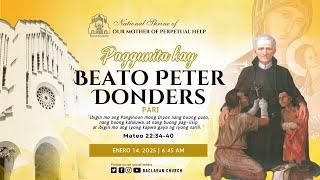 Baclaran Church:  Paggunita kay Beato Peter Donders, Pari