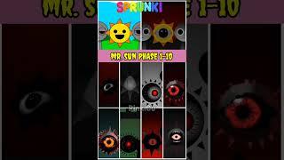 MR. SUN Phase 1 2 3 4 5 6 7 8 9 10 #sprunki#incrediboxsprunki #mrsun  #sprunkisong #sprunkimod