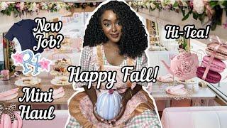 grwm GIRLY Fall: Hi-Tea 🫖 | RX Tech | Mini Haul 