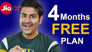 4 Months Free Unlimited Jio - Secret Jio Plans to Save Money (Only Calling, Unlimited Data)