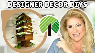 Designer Decor on a DimeDOLLAR TREE TransformationsYou MUST Try‼️