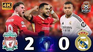 Mbappe's collapse - "Liverpool (2-0) Real Madrid arabic commentary" Champions League[2024]¦ 4k 