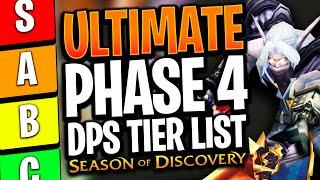 ULTIMATE DPS Tier List For Season of Discovery Phase 4