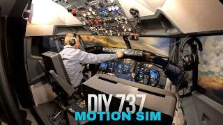 Bergen to Trondheim in a realistic 737 motion simulator