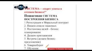 7 шагов бизнес системы MLM и запуск партнёра