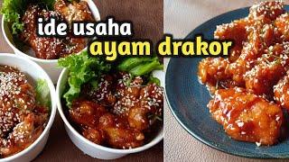 RESEP AYAM DRAKOR | IDE USAHA | RICE BOWL | ALA AYAM MADU KOREA