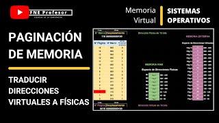 TRADUCIR DIRECCIONES VIRTUALES A FÍSICAS EN PAGINACIÓN DE MEMORIA | MMU | TABLA DE PÁGINAS | SO | MV