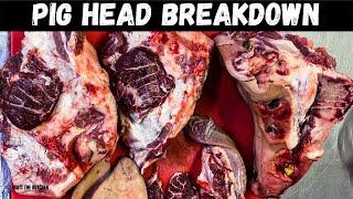 Pig Head Breakdown // Matt the Butcher