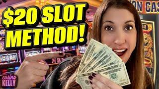 TRY THIS on your next casino trip!  $20 into Five Slot Machines