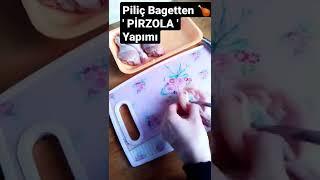 PİLİÇ BAGETTEN PİRZOLA NASIL YAPILIR ? #tavuk #baget #pirzola #nasılyapılır #piliç