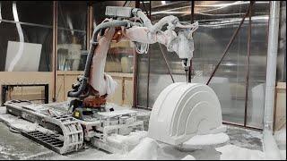 KUKA Robot Arm - Tool Change & 5D Sculpting