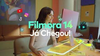 Filmora 14 CHEGOU! | Apresentando uma NOVA MANEIRA de EDITAR!