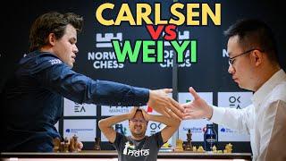 Magnus Carlsen forgets his opening prep | Carlsen vs Wei Yi | Norway Chess 2025