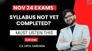 | Syllabus Not Yet Completed | Must Listen |