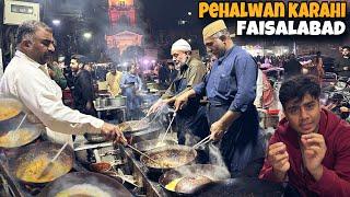 150 MUTTON KARAHI IN ONE HOUR - HUGE SETUP OF PEHALWAN KARAHI IN FAISALABAD