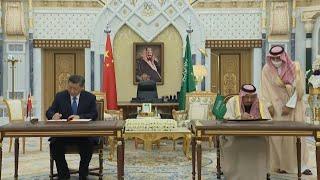 China's Xi meets Saudi king in Riyadh, signs bilateral agreement | AFP