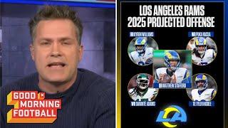 GMFB | "Rams' offense is about to be UNSTOPPABLE" - Kyle Brandt reacts to Rams Sign WR Davante Adams