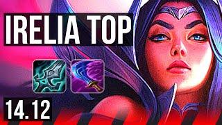 IRELIA vs RENEKTON (TOP) | 6 solo kills, 500+ games | EUW Challenger | 14.12