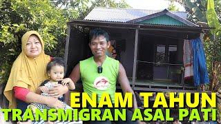 RUMAH & KEBUN PAK KASMAN, ASAL PATI-JAWA TENGAH, LAHAN PERTANIAN TRANSMIGRASI KALIMANTAN UTARA