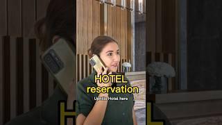 How to make a HOTEL Reservation in English? 