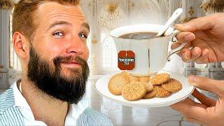 Americans Try BRITISH Tea & Biscuits!