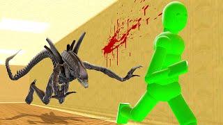 ALIEN Hunts Ragdolls in The Backrooms - Overgrowth Mods Gameplay