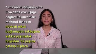 QANUNDA: Yaşa görə müavinət nədir?