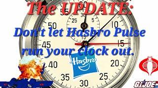 Hasbro updates me on the Rattler payment fiasco.