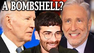Jon Stewart On CNN’s Biden Cancer Book Bombshell | HasanAbi Reacts