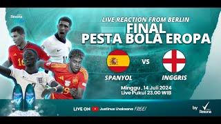 FINAL : SPANYOL VS INGGRIS - THE DERBY S2 EPS 17 [LIVE REACTION PESTA BOLA EROPA 2024]