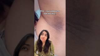 Product recommendations for dark underarms and body odour
