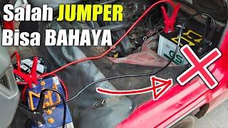 Cara JUMPER AKI MOBIL Yang Soak Dengan Aman