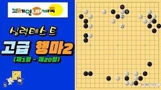 바둑강좌 #92-고급행마2 TEST(제1형 - 제20형)