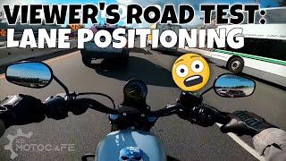 Motorcycle Lane Position - Harley Iron 883