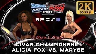 WWE SvR 2011 - Alicia Fox vs Maryse | rpcs3 (PS3) 1440p