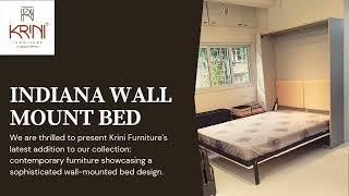 Step into a realm of unparalleled luxury with our exquisite India Wall Mount Double Bed.