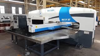 ACCURL CNC Servo Turret Punch Press  MAX-SF-30 ton with FANUC Series Oi-PO CNC Punching System