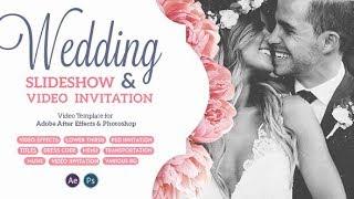 Wedding Slideshow and Invitation - After Effects Template