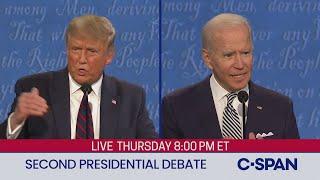 Second 2020 Presidential Debate between Donald Trump and Joe Biden