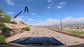 A Driving Video,The Path My father Bernard Albertson and I last Drove together.Tucson,Arizona Part 1