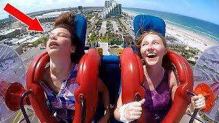 Girls Passing Out #3 | Funny Slingshot Ride Compilation