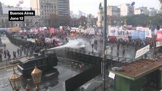 Protests Erupt in Argentina Over Milei’s Reform Package
